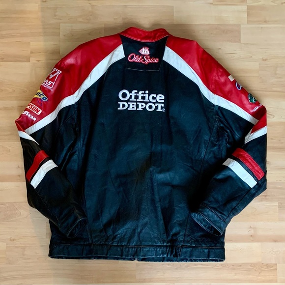 Vintage NASCAR Tony Stewart Leather Jacket - Picture 3 of 6